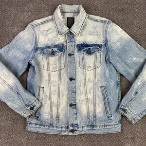 Cult of Individuality Denim Jean Jacket Men's Medium Blue Cotton